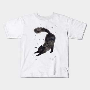 Black Cat Kids T-Shirt